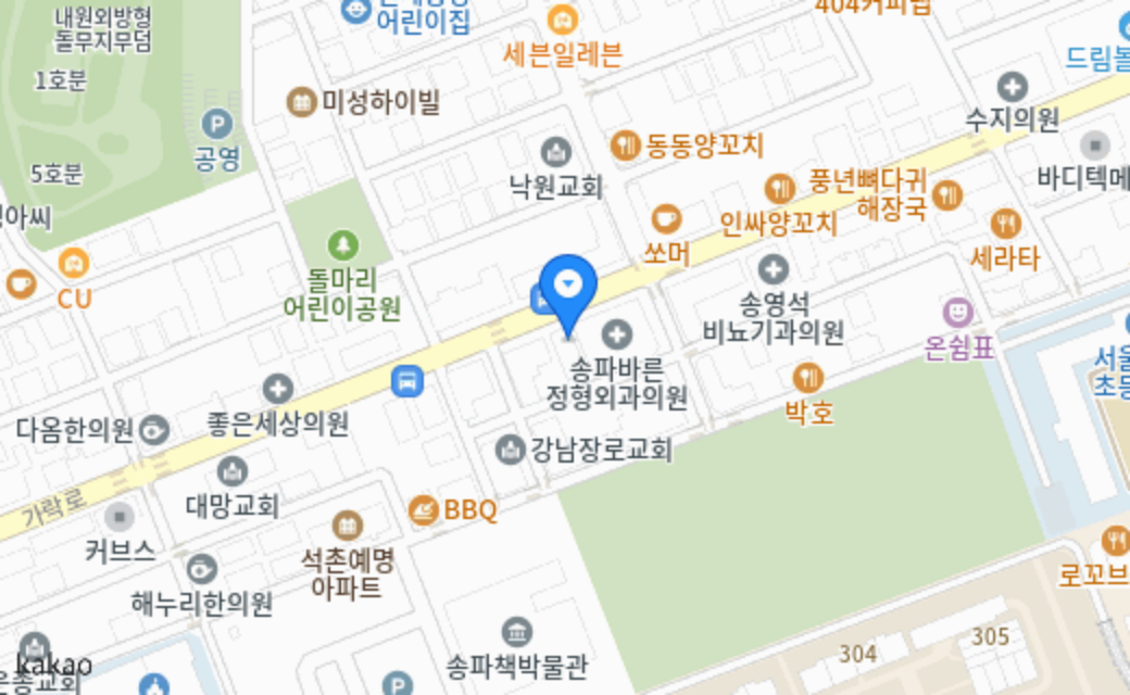옐레드 애견유치원&애견호텔 송파헬리오시티점 지도 위치