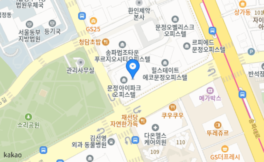 안녕퍼피 지도 위치