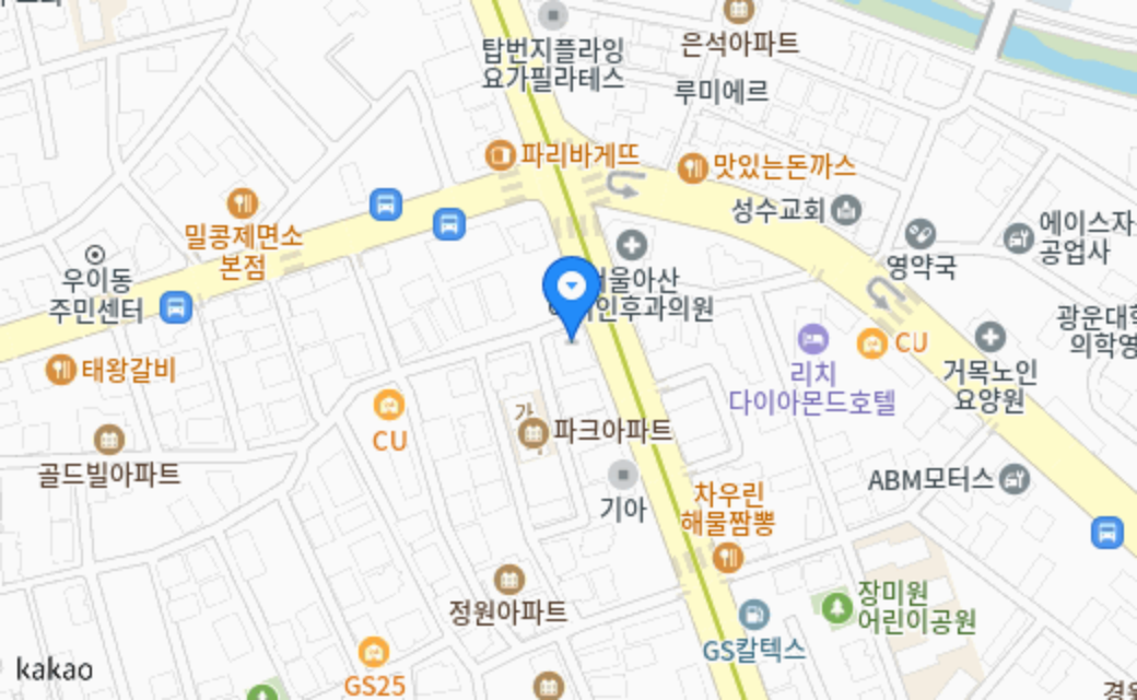 놀러오개 애견유치원 애견호텔 수유점 지도 위치