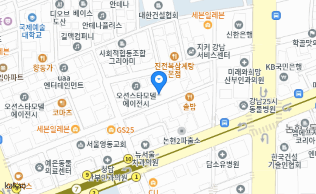 바우라움 강아지유치원&호텔 메인캠퍼스 지도 위치